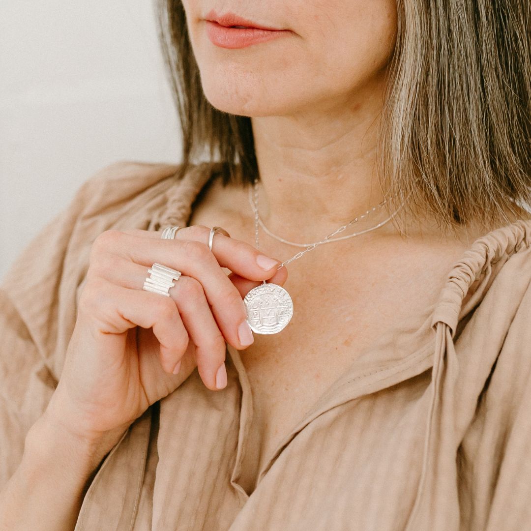 Holly Coin Pendant