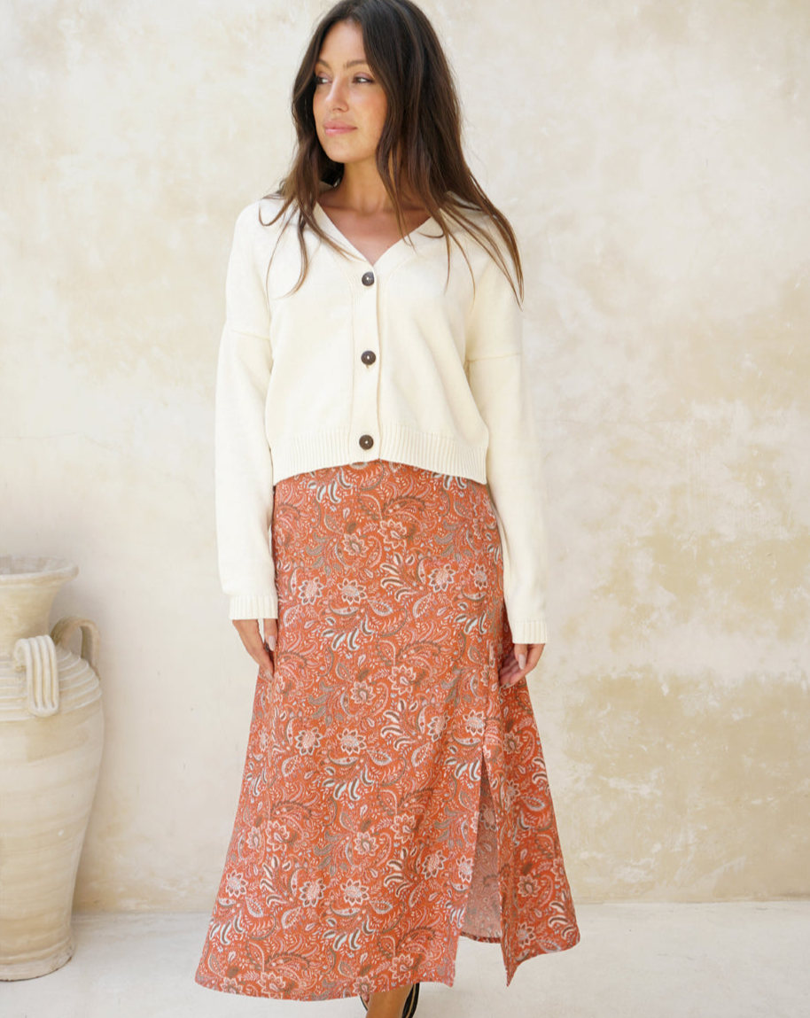 Avery Skirt in Sedona Paisley