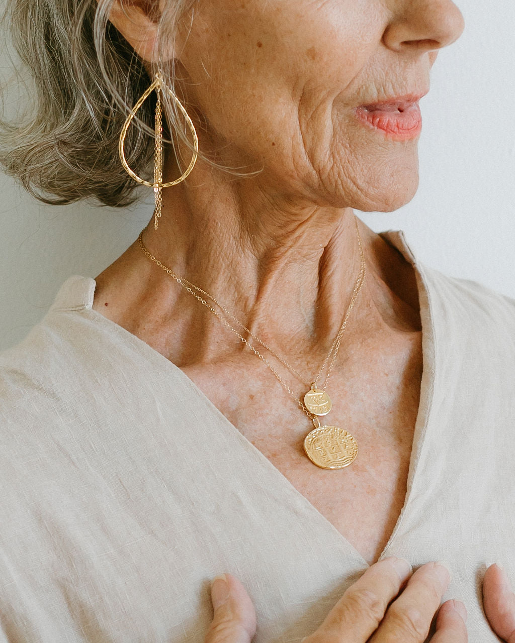 Holly Coin Pendant