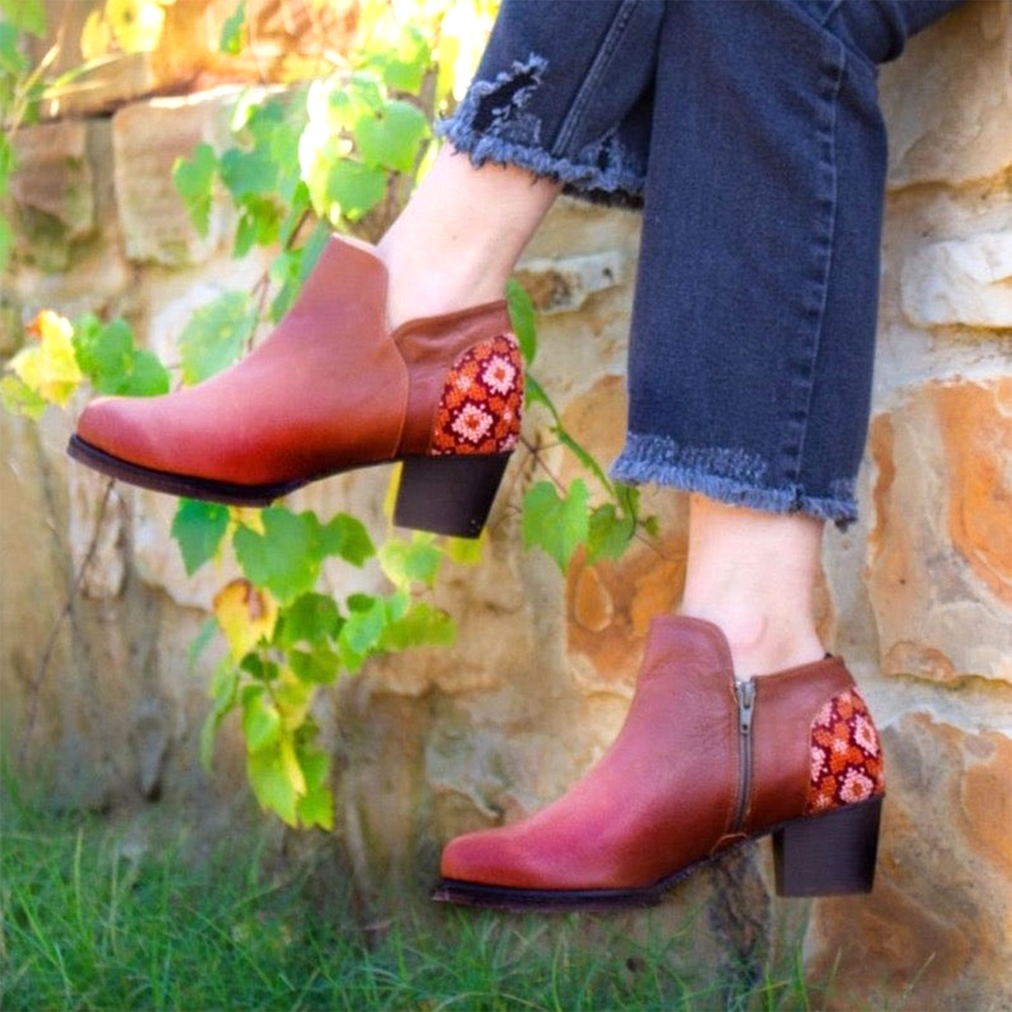Nasrin Ankle Boot - Brown