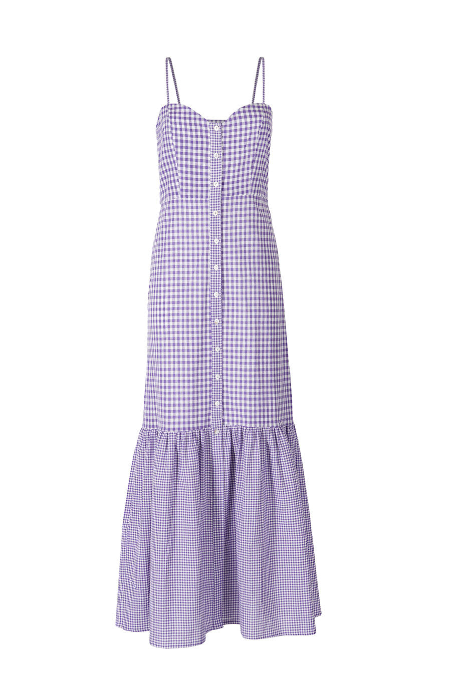 Gigi Vichy Dress Lavender