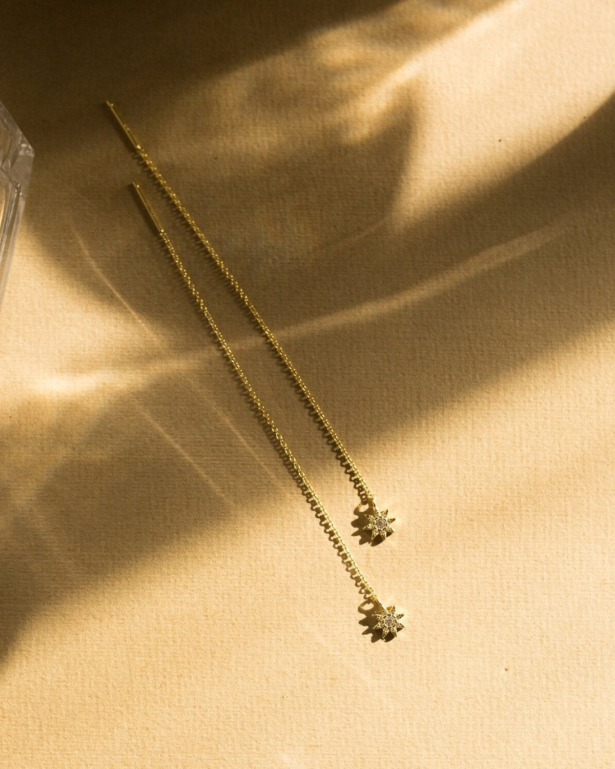 Ingrid Star Gold Threader Earrings