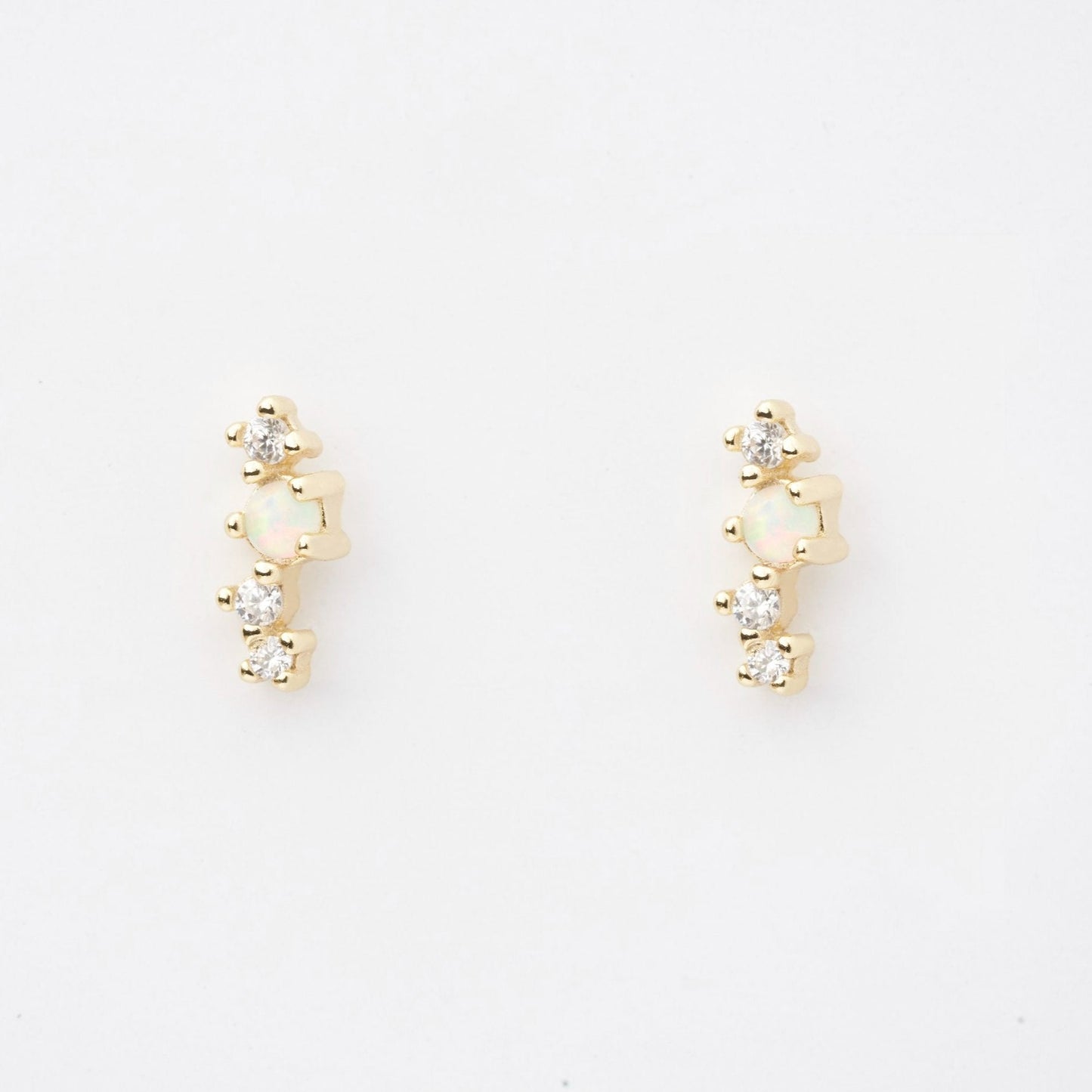Asia Opal Stud Earrings