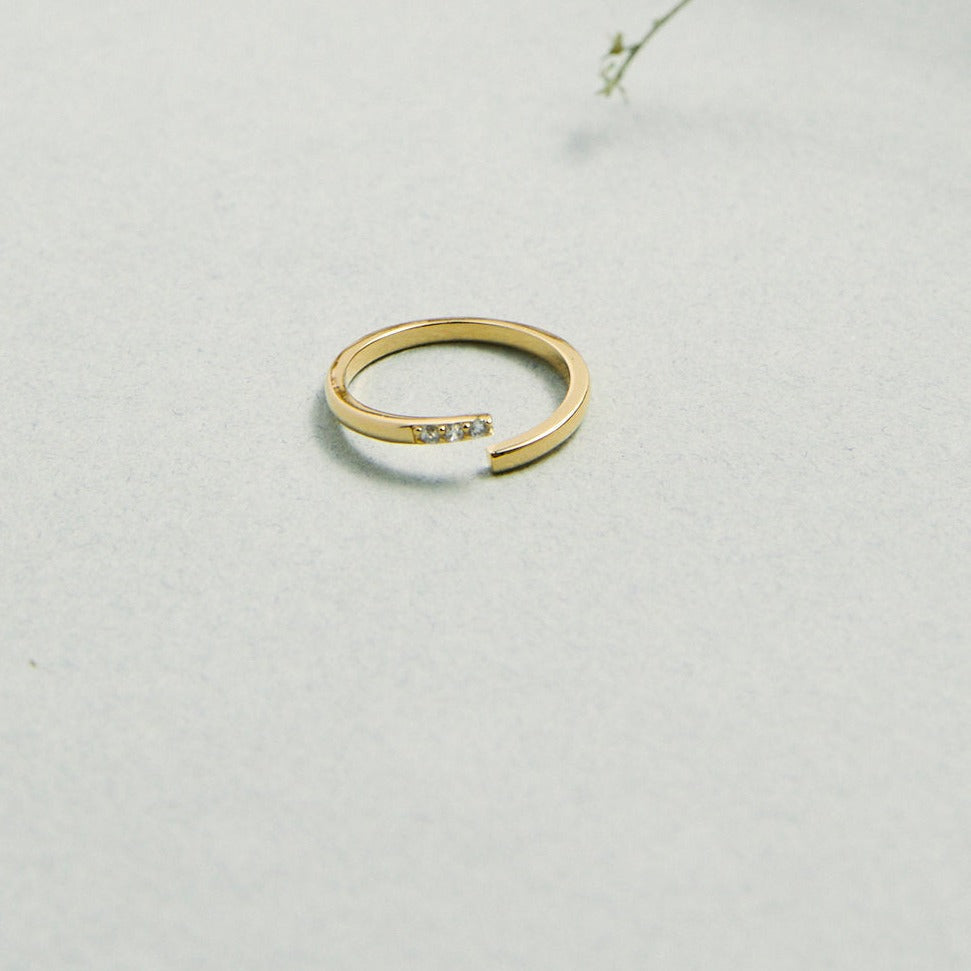 Mini CZ Wrap Ring