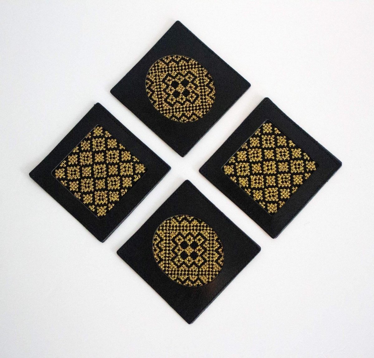 Dalia Coasters - Black and White