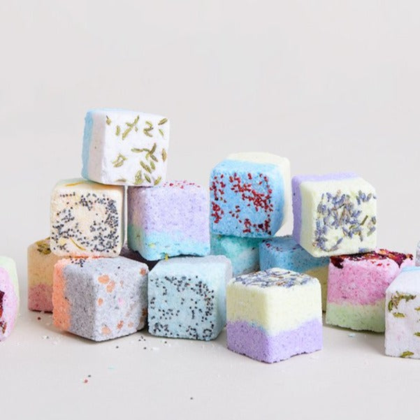 Natural Bath Bombs and Shower Steamers Set - in a Gift Box