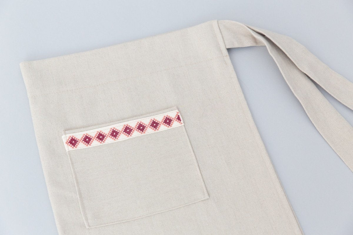 Pre-order Farah Half Apron - Cream