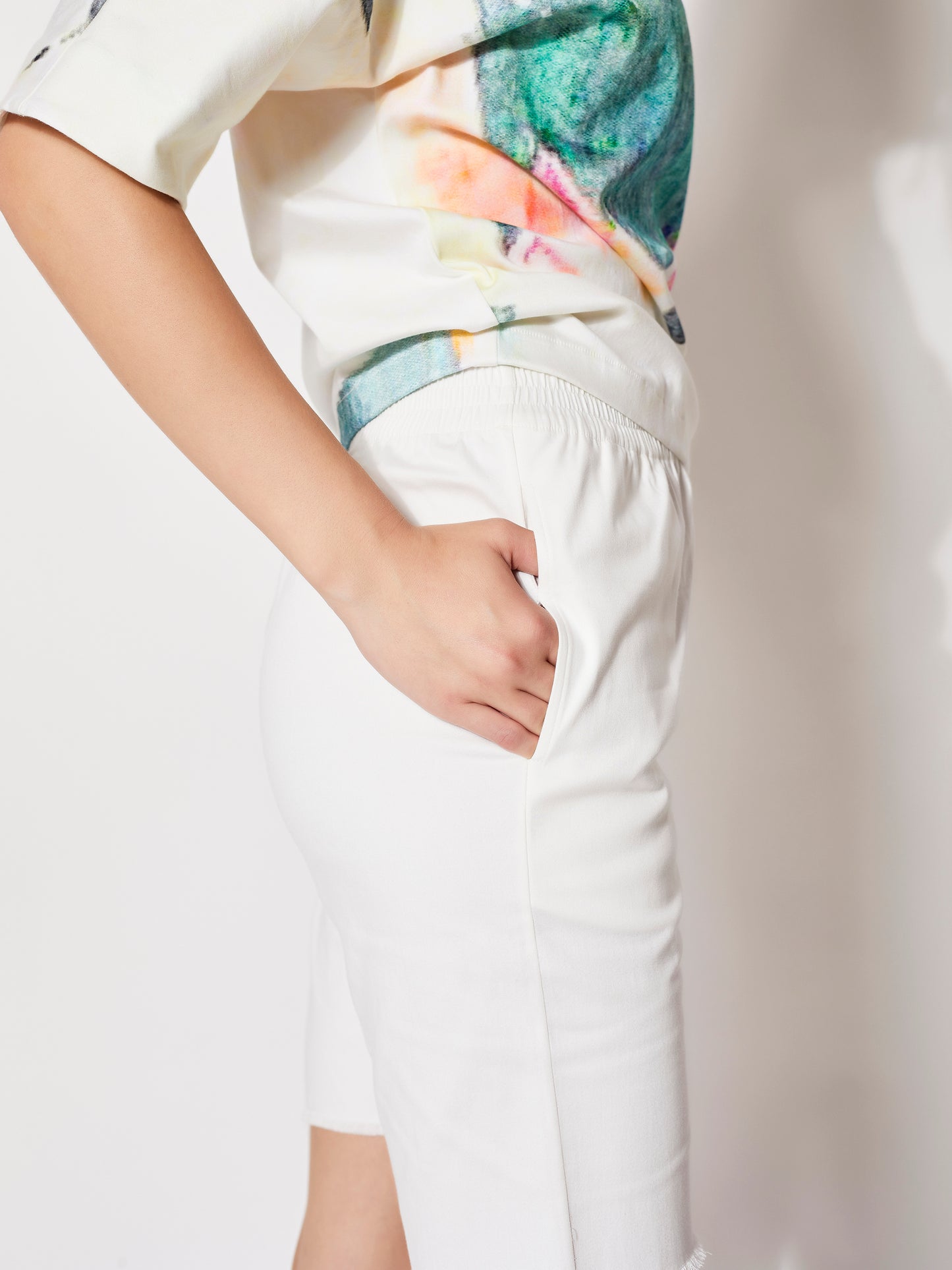 Sustainable Organic Cypress Oversized Abstract Tee