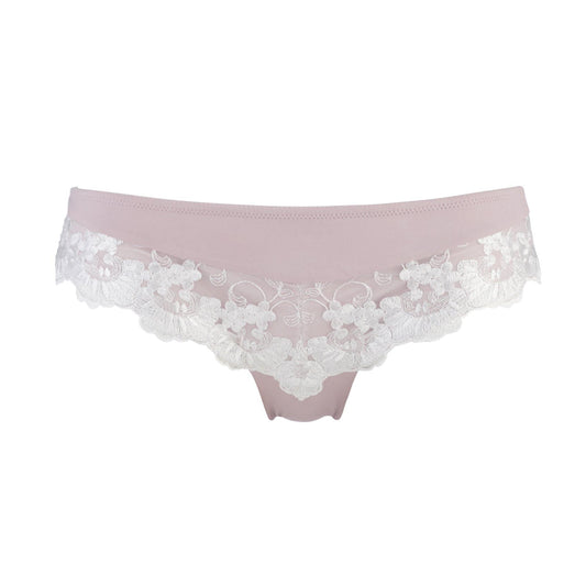 Marshamallow - Silk & Organic Cotton Brief - Juliemay Lingerie