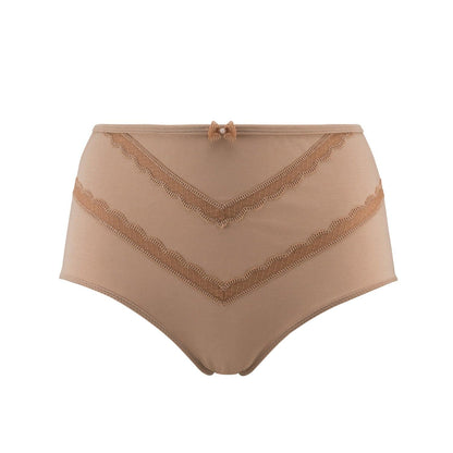 Vanessa- Silk & Organic Cotton Full Brief in Skin Tone Colours - Juliemay Lingerie