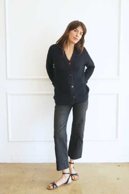 Emily Cardigan in Midnight Navy