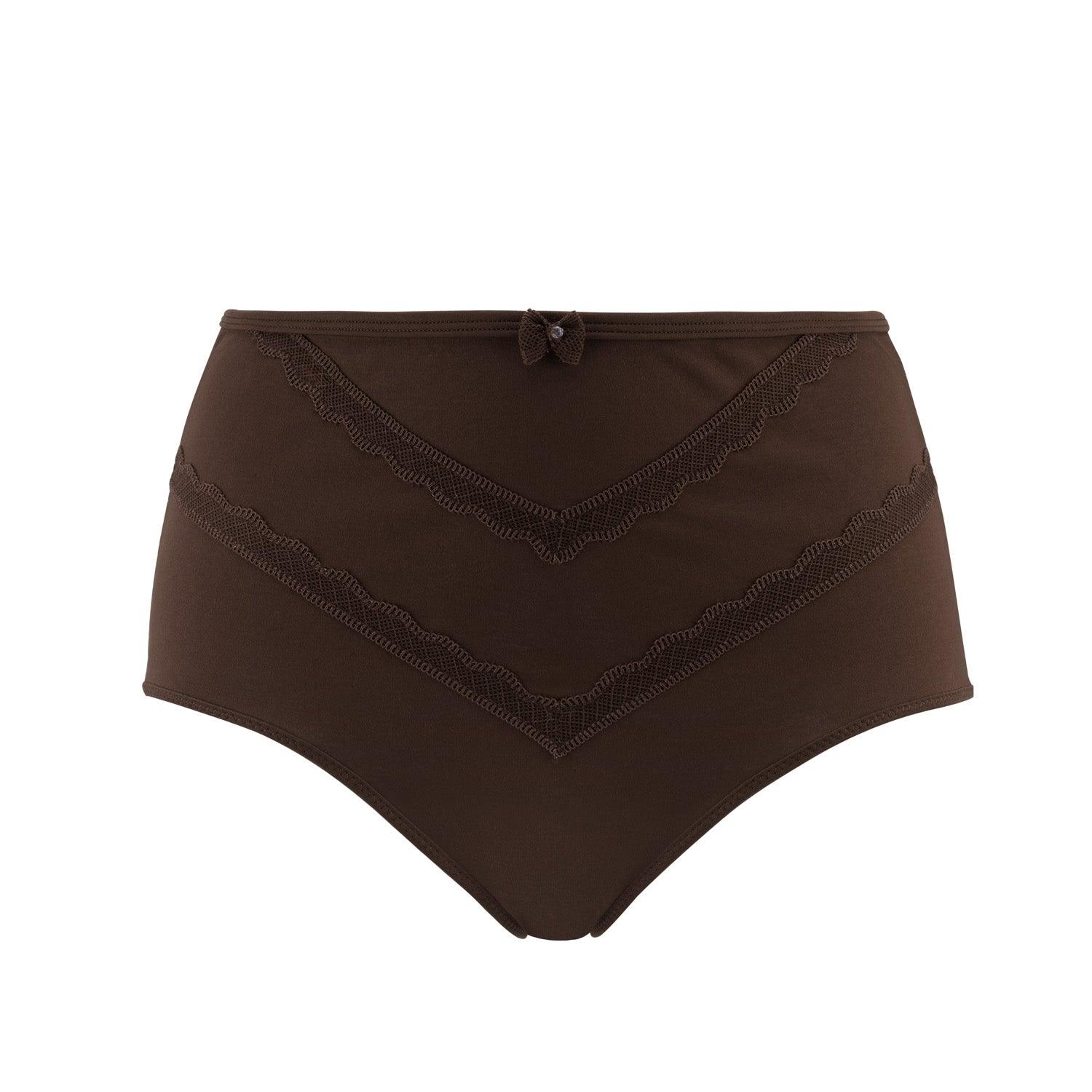 Vanessa- Silk & Organic Cotton Full Brief in Skin Tone Colours - Juliemay Lingerie