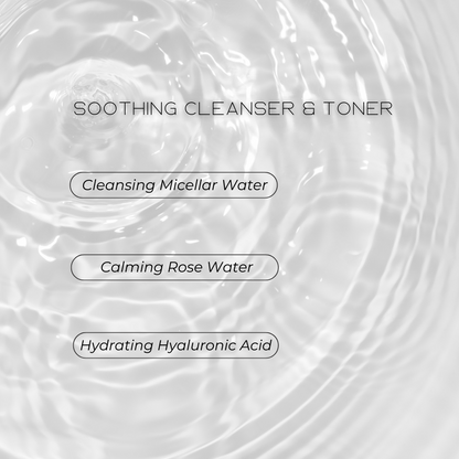 Calm Cleanse | Sensitive Skin Facial Cleanser with Rose Water