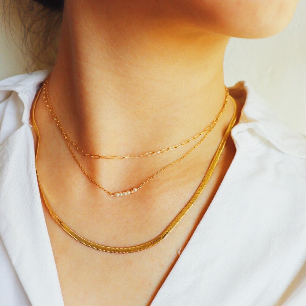 Pearl Bar Necklace