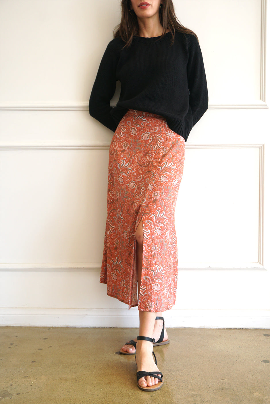 Avery Skirt in Sedona Paisley
