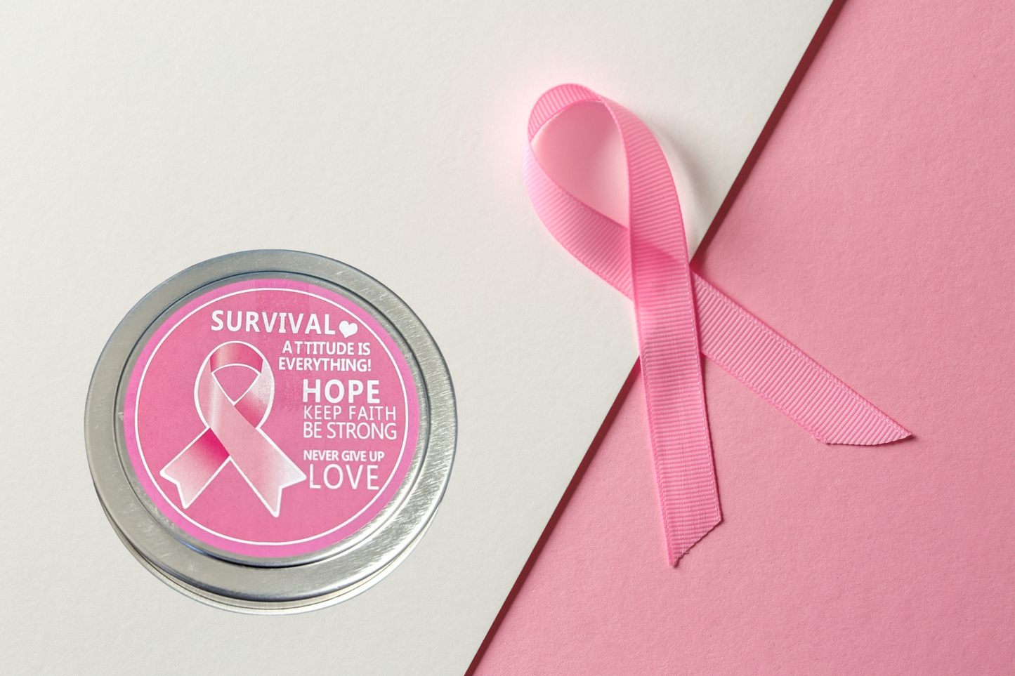 Breast cancer Awareness Gift Box - Hope for a warrior / a survivor / a mother - this is a support care pamper package -  Natural Lavender Bath & Body Relaxing Package
