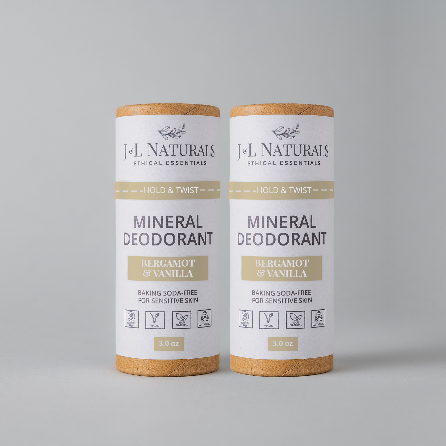 Mineral (Baking Soda-Free) Deodorant (Duo)