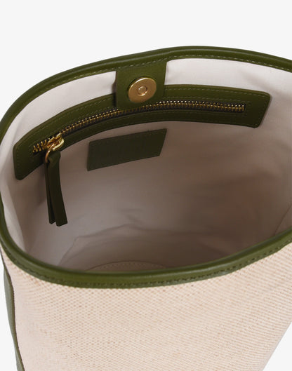 Canvas Convertible Bucket Bag