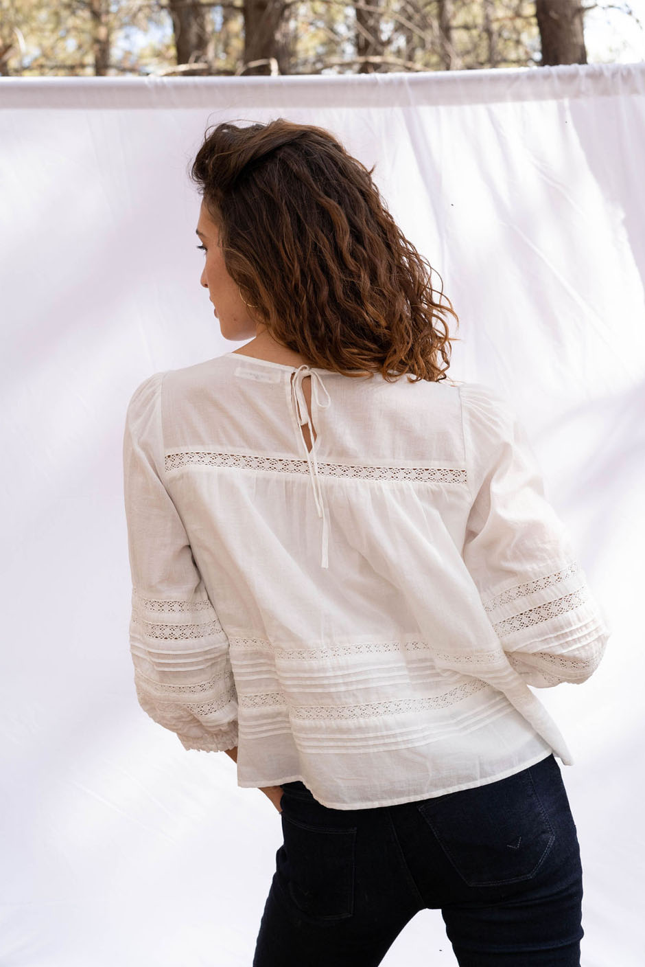 Dawn Blouse in Off White