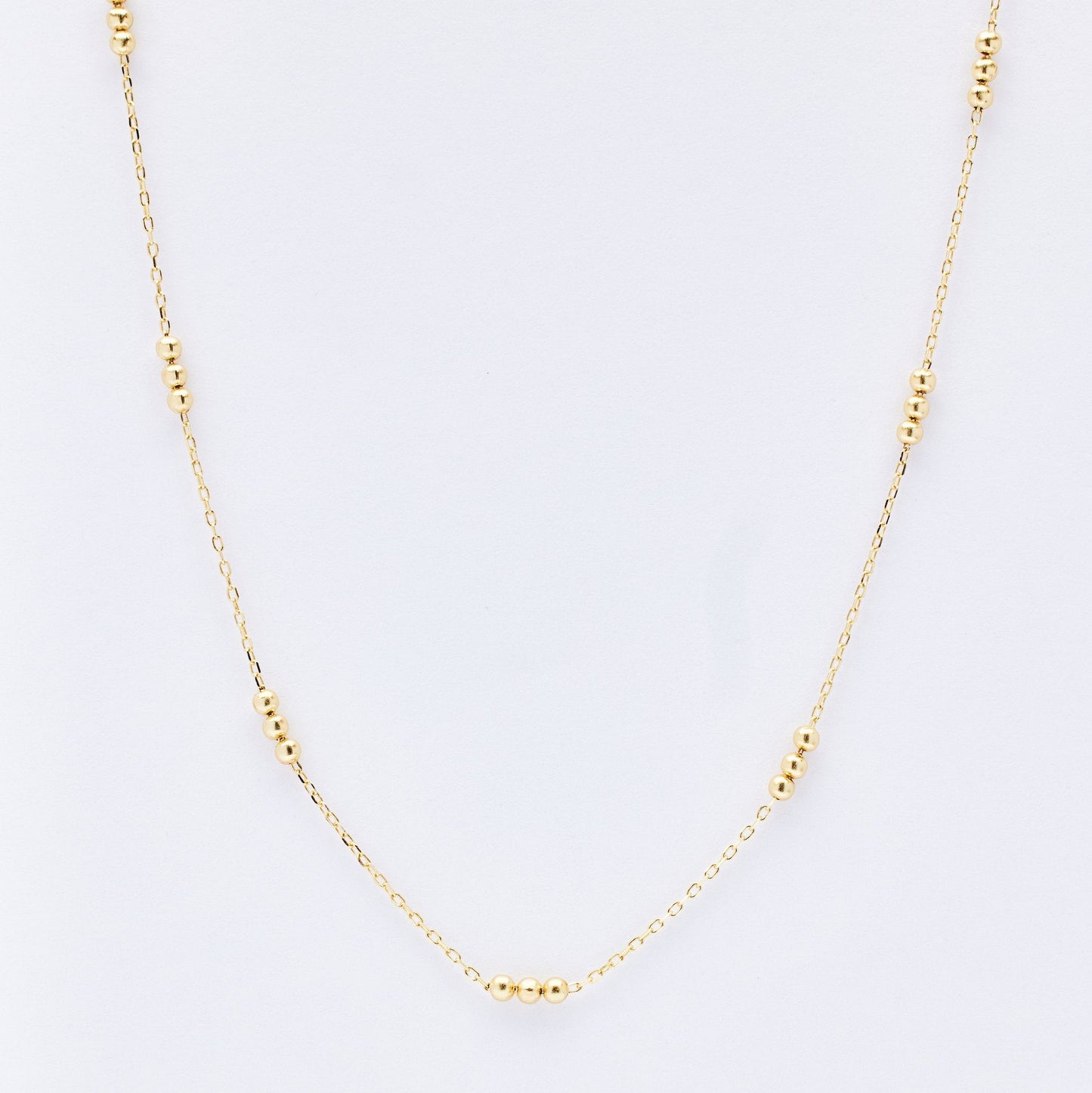 Elin Triple Gold Ball Necklace