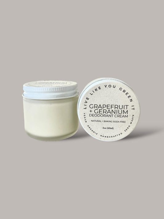 Grapefruit & Geranium Natural Deodorant for Sensitive Skin