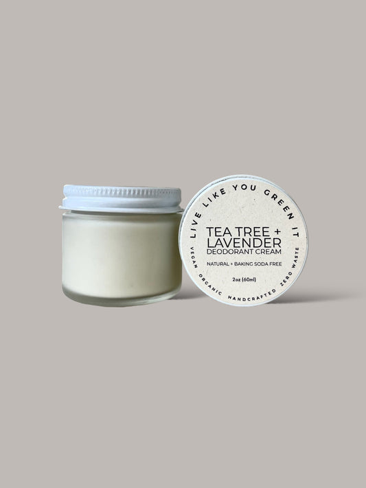 Tea Tree & Lavender Natural Deodorant for Sensitive Skin