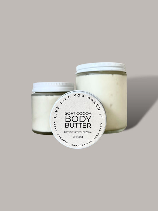 Soft Cocoa Body Butter | No Added Fragrance | Sensitive Skin & Eczema Relief