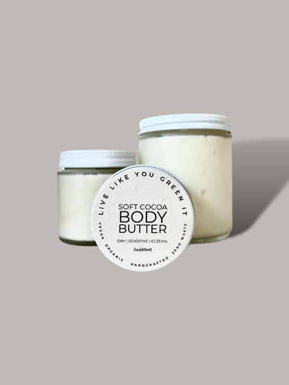 Soft Cocoa Body Butter | No Added Fragrance | Sensitive Skin & Eczema Relief