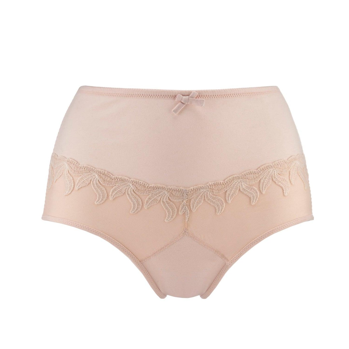 Ornate- Silk & Organic Cotton Full Brief - Juliemay Lingerie