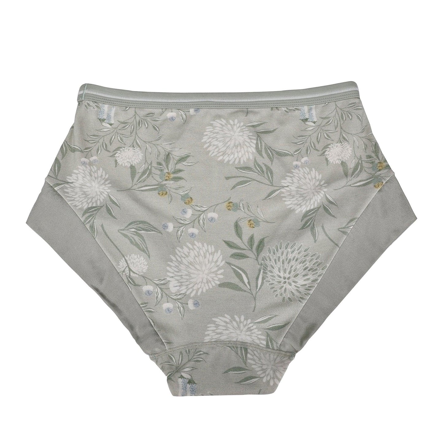 Valentina -  High Waisted Silk & Organic Cotton Full Brief - Juliemay Lingerie