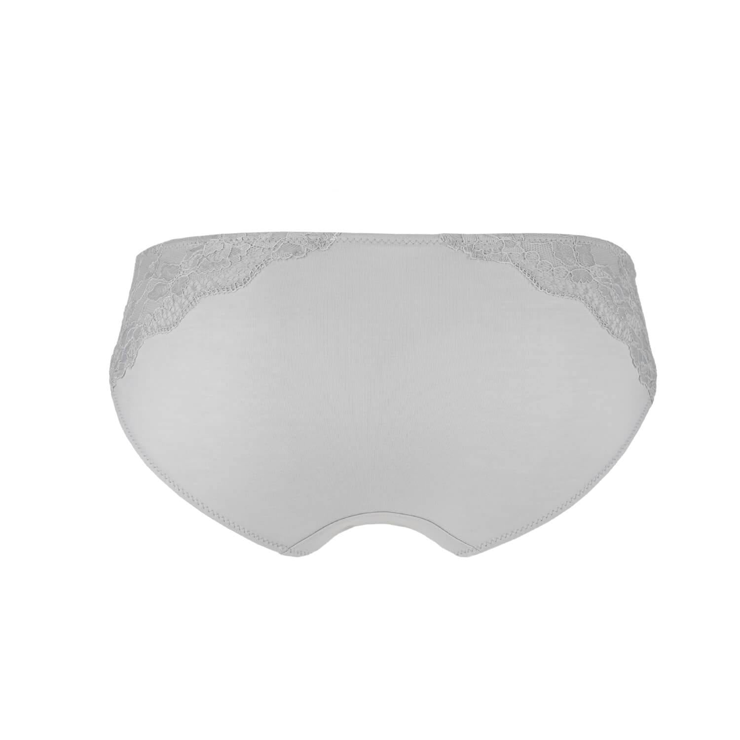 Mist - Silk & Organic Cotton Brief - Juliemay Lingerie