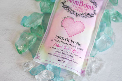 Made With Love Bath Salts w/300 mg CBD by Mom Bomb