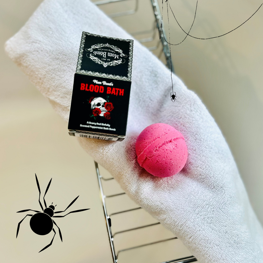 Unveil the Magic of Halloween with Our Blood Bath Bath Bomb: A Spooky Spa Experience Right at Home 🎃🛁