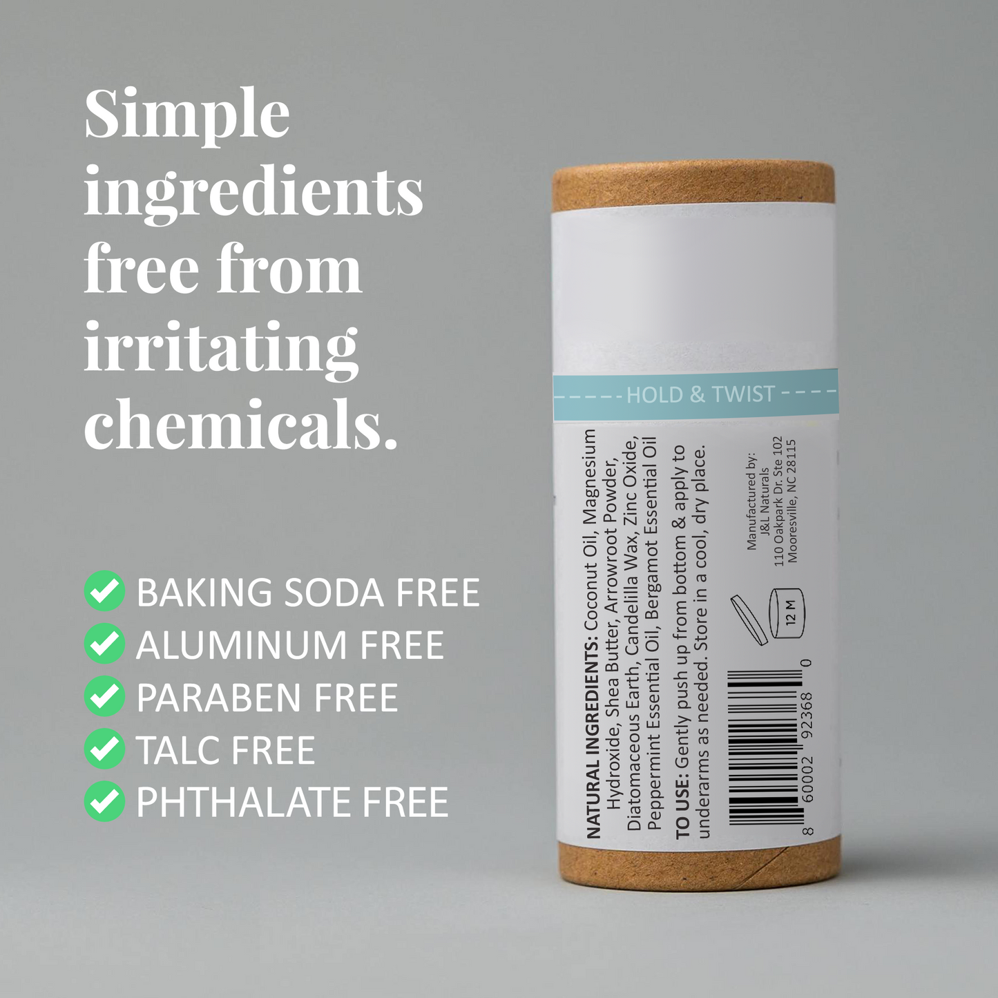 Mineral (Baking Soda-Free) Deodorant