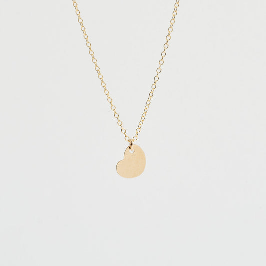 Cara Gold Heart Necklace