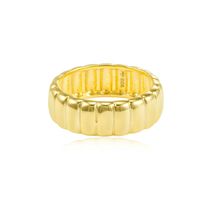 Kate Bold Band 14k Gold Vermeil Ring