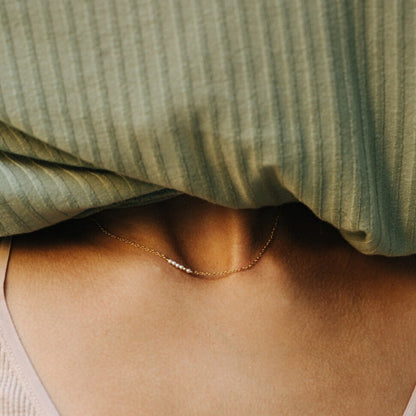 Pearl Bar Necklace