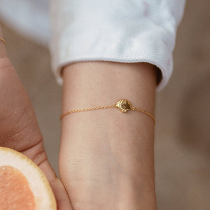 Mini Seashell Gold Bracelet