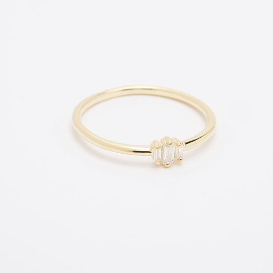 Bianca CZ Gemstone Cluster Ring