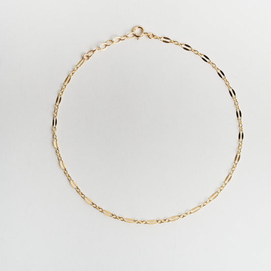 Luna Sequin Gold Chain Choker Necklace