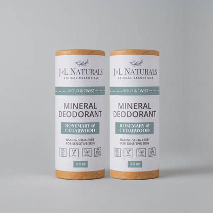 Mineral (Baking Soda-Free) Deodorant (Duo)