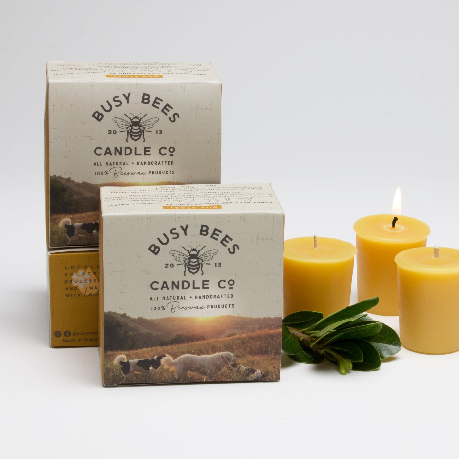 Votive candles + packaging