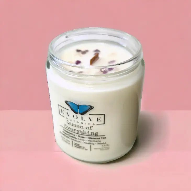 Wood Wick Gem Soy Candle - Queen of Everything (Mother's Day)