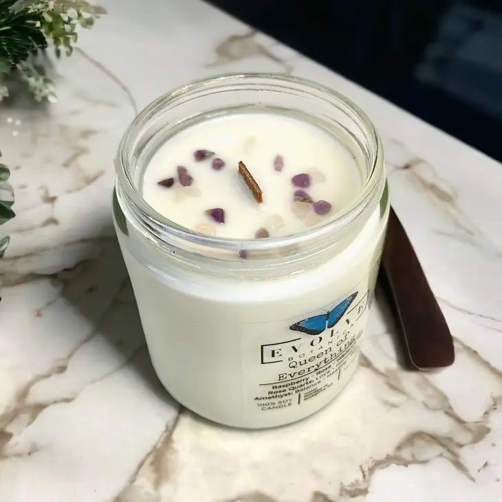 Wood Wick Gem Soy Candle - Queen of Everything (Mother's Day)