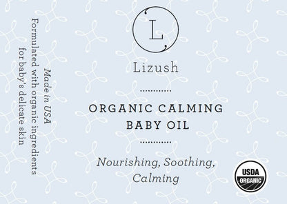 ORGANIC CALMING BABY OIL Nourishing, Soothing, Calming