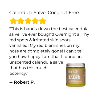 Calendula Salve, Coconut Free Salve with Licorice Root