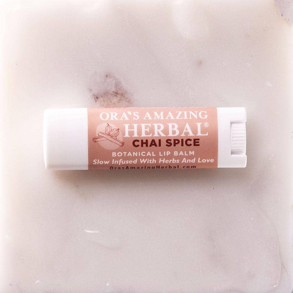 Natural Lip Balm, Herbal Infused, Chai Spice