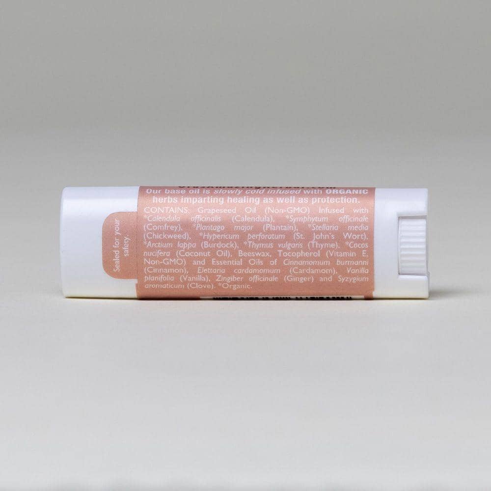 Natural Lip Balm, Herbal Infused, Chai Spice