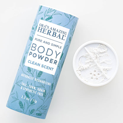 Talc Free Body Powder, Clean Scent