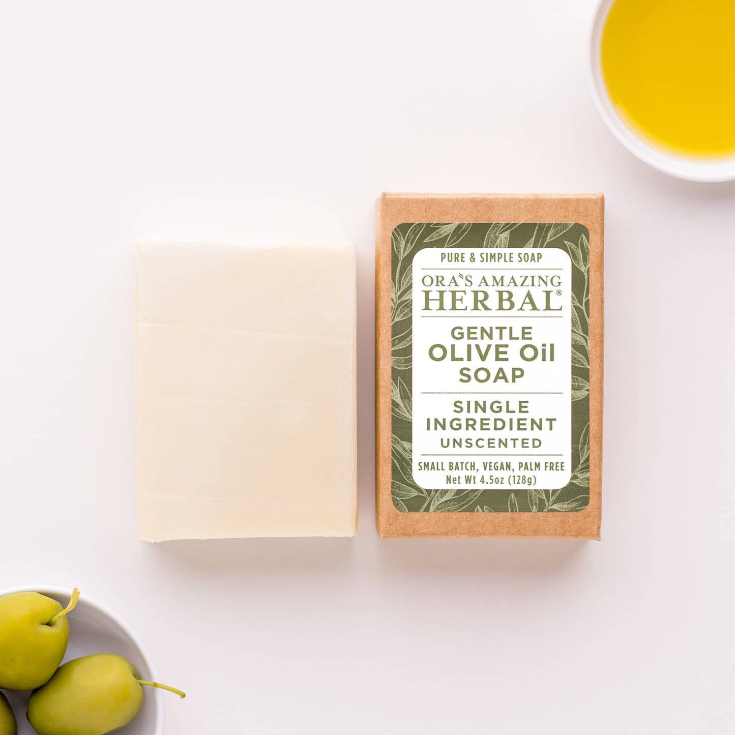 Gentle Olive Oil Soap, Unscented